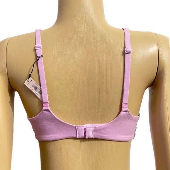 Victoria’s Secret Body Unlined Demi Crochet Lace with mesh bra Lilac 34C - Picture 4 of 4